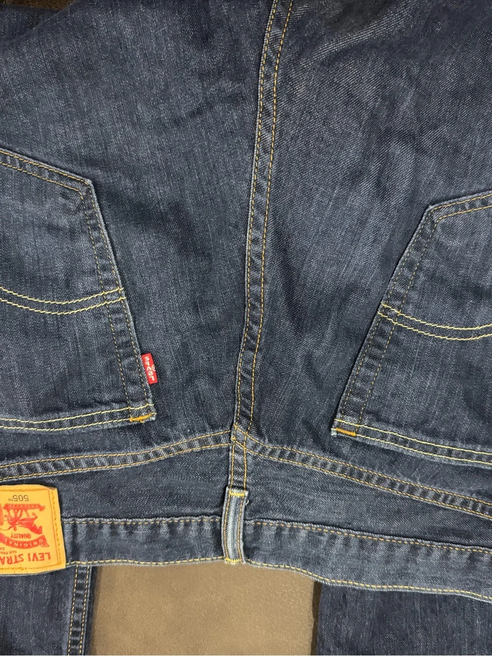 Levi’s 505 Men's Dark Blue Straight-Leg Jeans